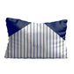 Baseball name and number white and navy stripes pillow case - Wimziy&Co.
