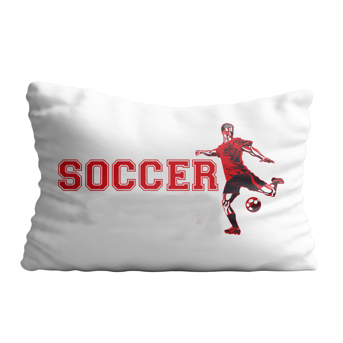 Soccer player name white pillow case - Wimziy&Co.