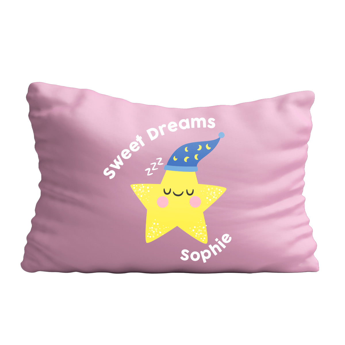 Sweet dreams name pink pillow case - Wimziy&Co.