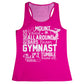 Hot pink 'all around gymnast' girls tank top - Wimziy&Co.