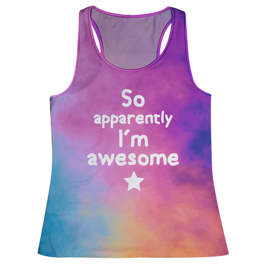 Awesome Purple and Pink Tank Top - Wimziy&Co.